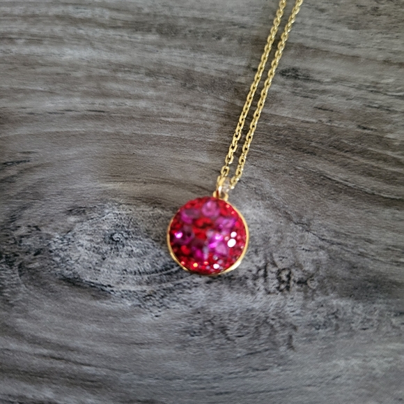 Kate Spade Brilliant Statements Crystal Pendant Necklace With Dust Bag - Picture 4 of 9